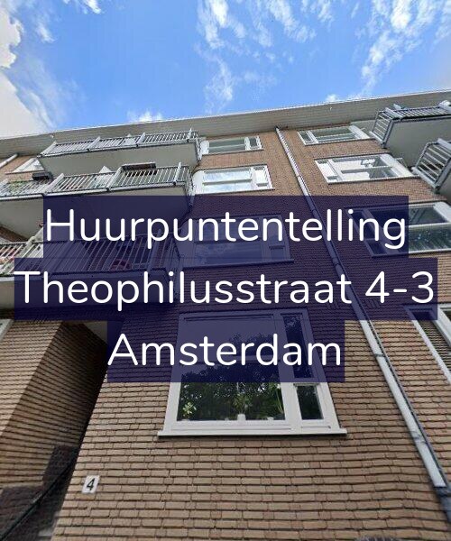 Foto gevel Huurpuntentelling voor Theophilusstraat 4-3, Amsterdam