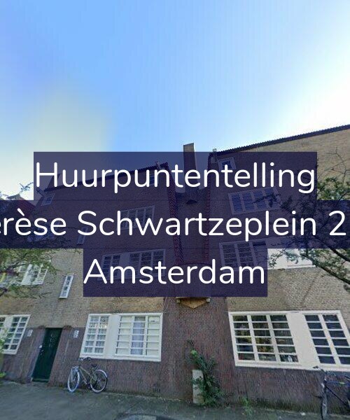 Foto gevel Huurpuntentelling voor Thérèse Schwartzeplein 27-B, Amsterdam