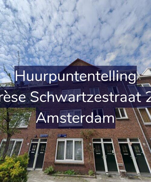 Foto gevel Huurpuntentelling voor Thérèse Schwartzestraat 22-1, Amsterdam