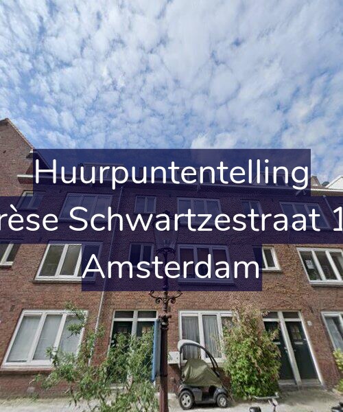 Foto gevel Huurpuntentelling voor Thérèse Schwartzestraat 12-1, Amsterdam