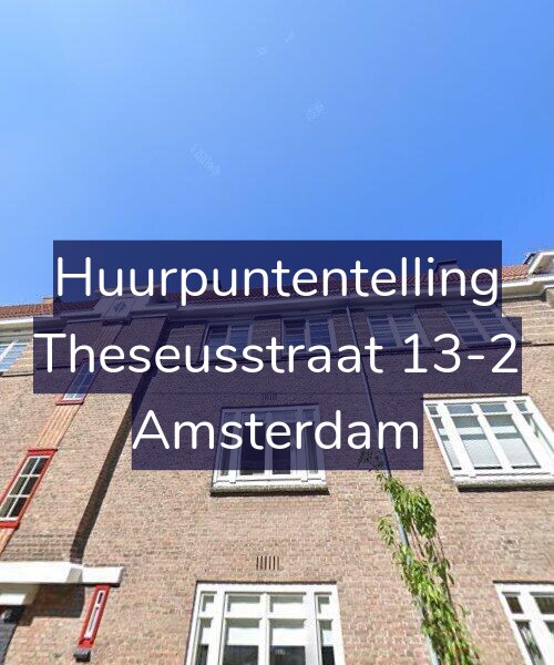 Foto gevel Huurpuntentelling voor Theseusstraat 13-2, Amsterdam