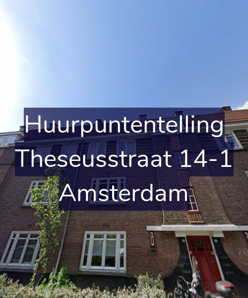 Foto gevel Huurpuntentelling voor Theseusstraat 14-1, Amsterdam