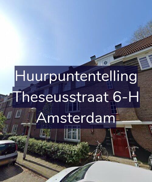 Foto gevel Huurpuntentelling voor Theseusstraat 6-H, Amsterdam