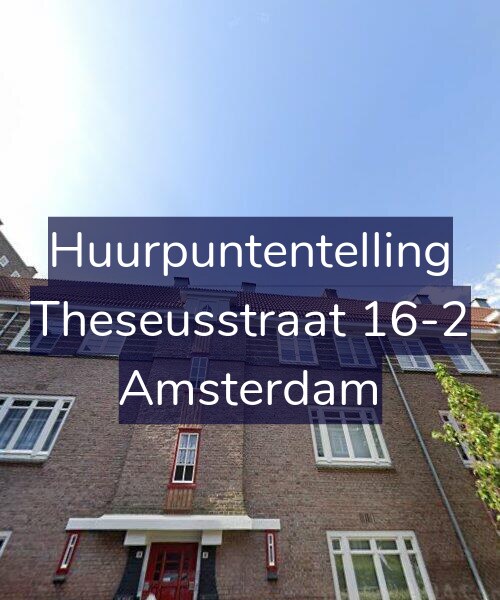 Foto gevel Huurpuntentelling voor Theseusstraat 16-2, Amsterdam