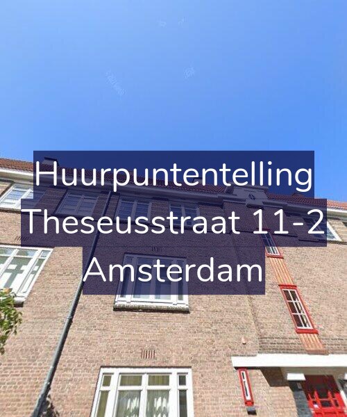 Foto gevel Huurpuntentelling voor Theseusstraat 11-2, Amsterdam