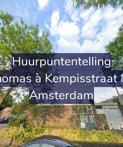 Foto gevel Huurpuntentelling voor Thomas à Kempisstraat 80, Amsterdam