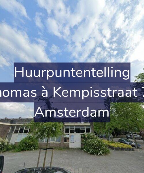 Foto gevel Huurpuntentelling voor Thomas à Kempisstraat 72, Amsterdam