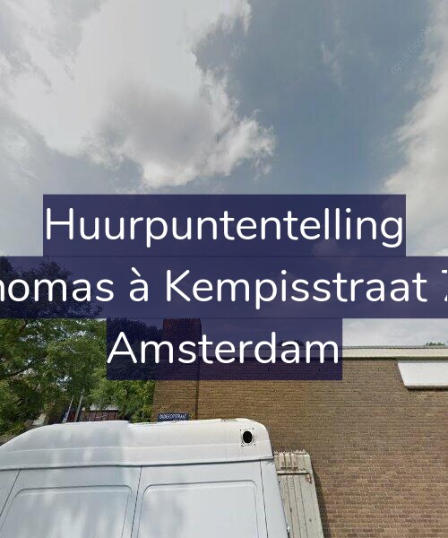 Foto gevel Huurpuntentelling voor Thomas à Kempisstraat 76, Amsterdam