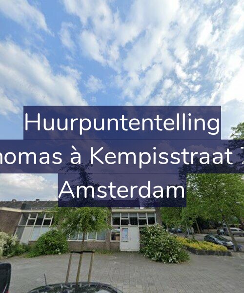 Foto gevel Huurpuntentelling voor Thomas à Kempisstraat 70, Amsterdam