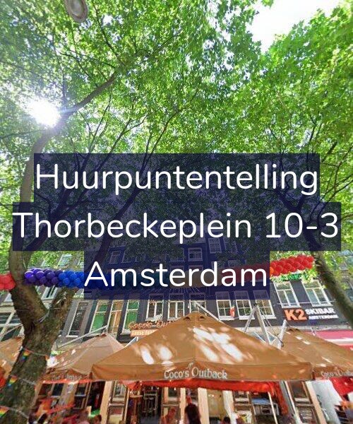 Foto gevel Huurpuntentelling voor Thorbeckeplein 10-3, Amsterdam