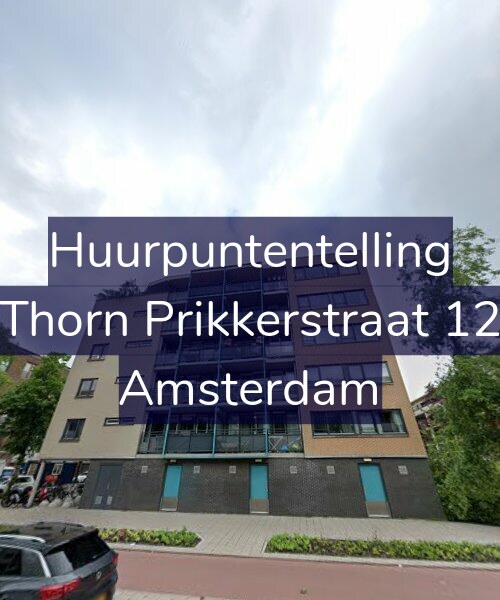 Foto gevel Huurpuntentelling voor Thorn Prikkerstraat 12, Amsterdam