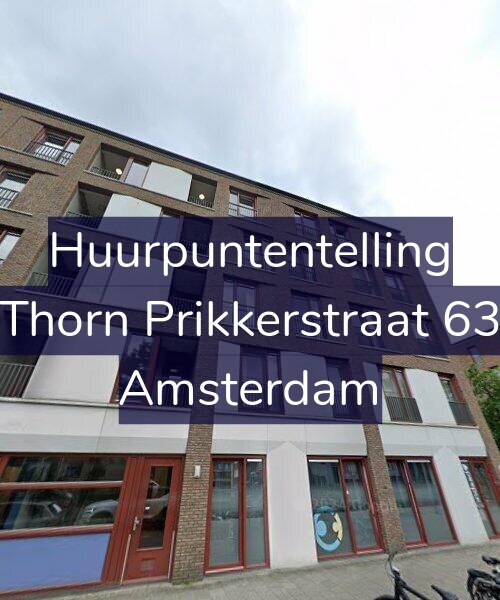Foto gevel Huurpuntentelling voor Thorn Prikkerstraat 63, Amsterdam