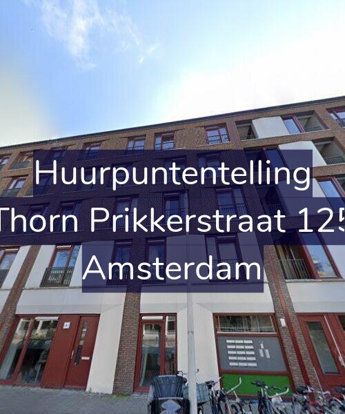 Foto gevel Huurpuntentelling voor Thorn Prikkerstraat 125, Amsterdam