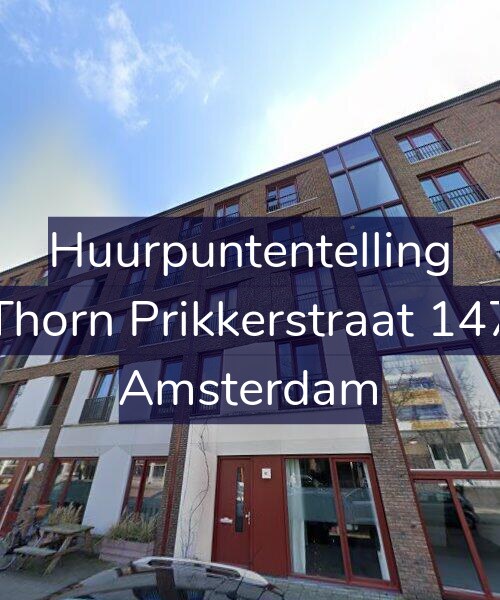 Foto gevel Huurpuntentelling voor Thorn Prikkerstraat 147, Amsterdam