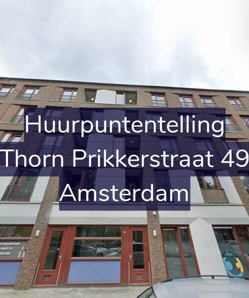 Foto gevel Huurpuntentelling voor Thorn Prikkerstraat 49, Amsterdam