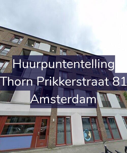 Foto gevel Huurpuntentelling voor Thorn Prikkerstraat 81, Amsterdam