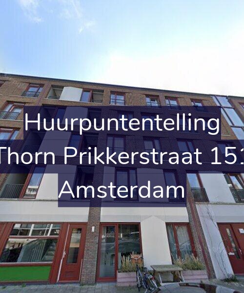 Foto gevel Huurpuntentelling voor Thorn Prikkerstraat 151, Amsterdam