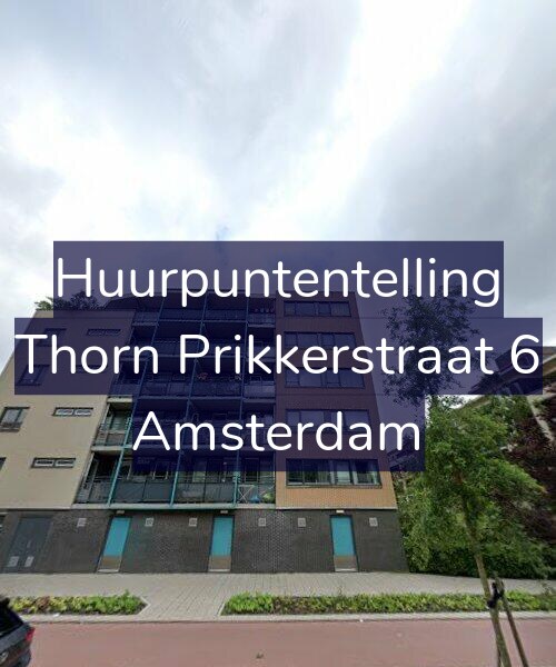 Foto gevel Huurpuntentelling voor Thorn Prikkerstraat 6, Amsterdam