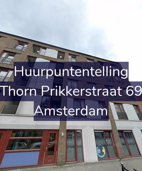 Foto gevel Huurpuntentelling voor Thorn Prikkerstraat 69, Amsterdam