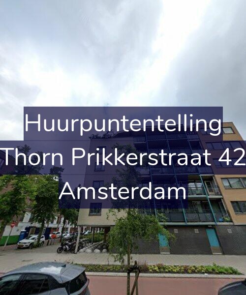 Foto gevel Huurpuntentelling voor Thorn Prikkerstraat 42, Amsterdam