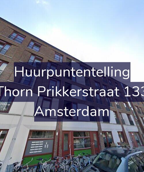 Foto gevel Huurpuntentelling voor Thorn Prikkerstraat 133, Amsterdam
