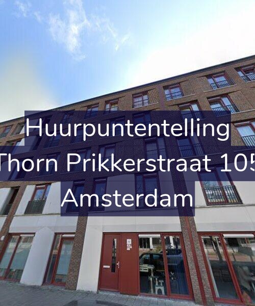 Foto gevel Huurpuntentelling voor Thorn Prikkerstraat 105, Amsterdam