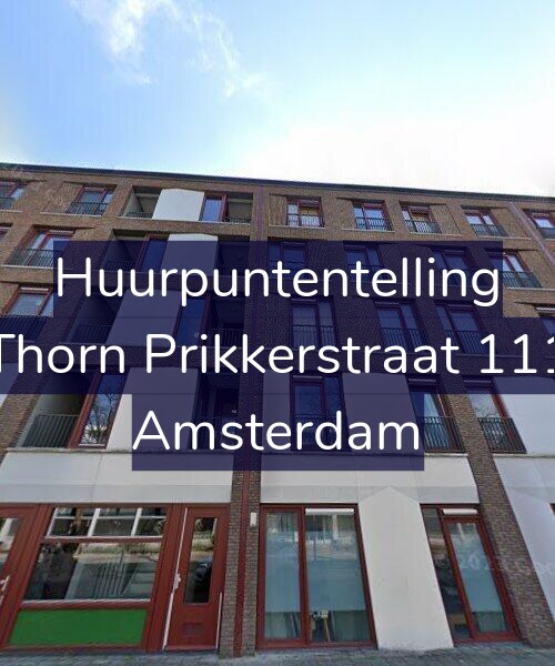 Foto gevel Huurpuntentelling voor Thorn Prikkerstraat 111, Amsterdam