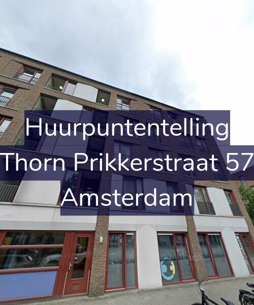 Foto gevel Huurpuntentelling voor Thorn Prikkerstraat 57, Amsterdam