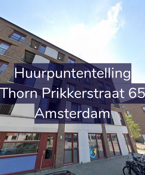 Foto gevel Huurpuntentelling voor Thorn Prikkerstraat 65, Amsterdam