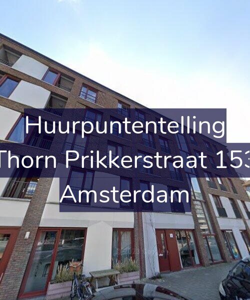 Foto gevel Huurpuntentelling voor Thorn Prikkerstraat 153, Amsterdam