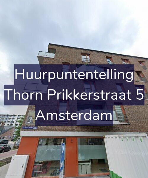 Foto gevel Huurpuntentelling voor Thorn Prikkerstraat 5, Amsterdam