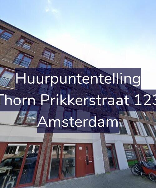 Foto gevel Huurpuntentelling voor Thorn Prikkerstraat 123, Amsterdam