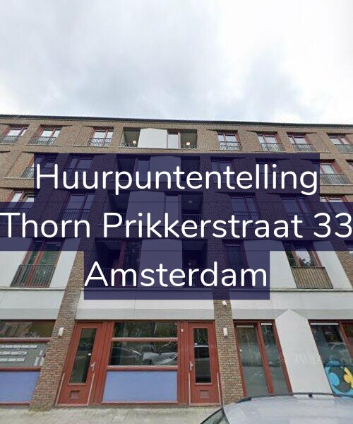Foto gevel Huurpuntentelling voor Thorn Prikkerstraat 33, Amsterdam