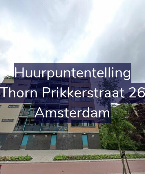 Foto gevel Huurpuntentelling voor Thorn Prikkerstraat 26, Amsterdam