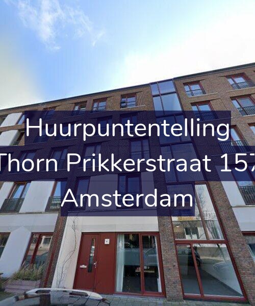 Foto gevel Huurpuntentelling voor Thorn Prikkerstraat 157, Amsterdam