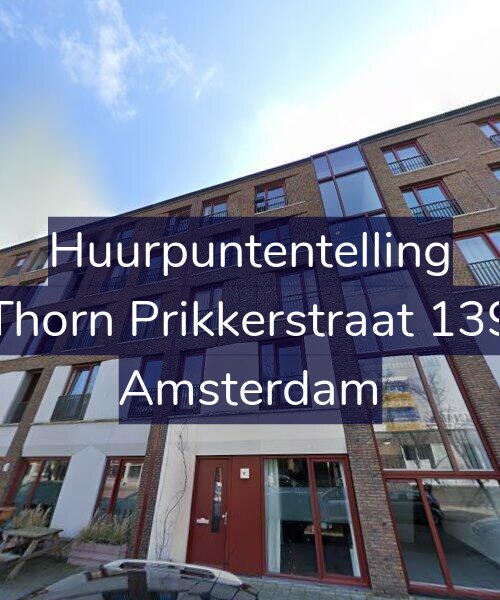 Foto gevel Huurpuntentelling voor Thorn Prikkerstraat 139, Amsterdam