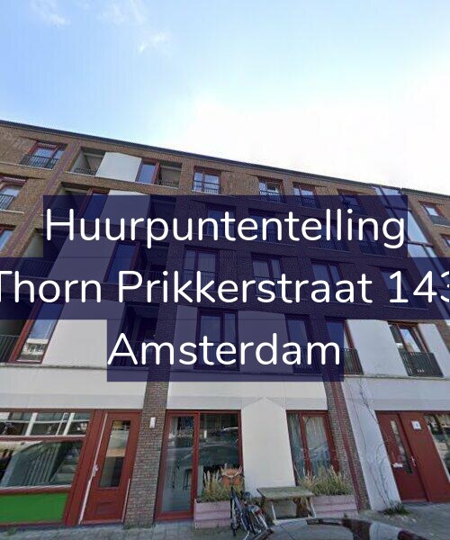 Foto gevel Huurpuntentelling voor Thorn Prikkerstraat 143, Amsterdam