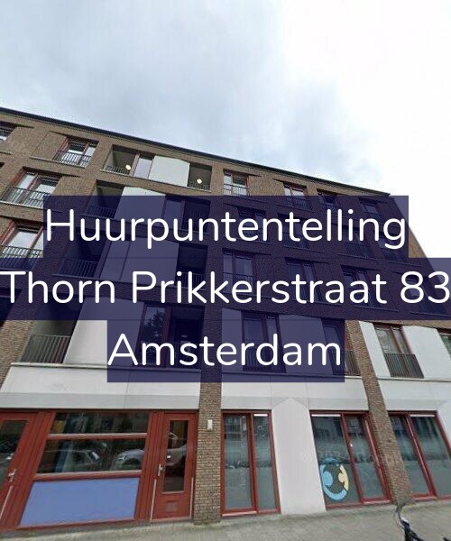 Foto gevel Huurpuntentelling voor Thorn Prikkerstraat 83, Amsterdam