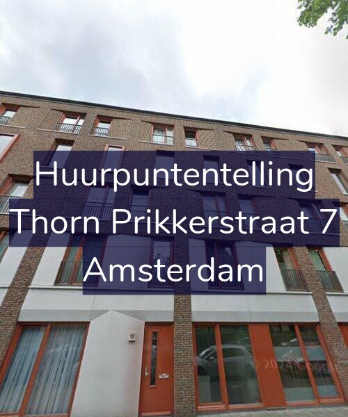 Foto gevel Huurpuntentelling voor Thorn Prikkerstraat 7, Amsterdam