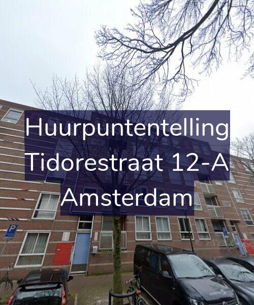 Foto gevel Huurpuntentelling voor Tidorestraat 12-A, Amsterdam