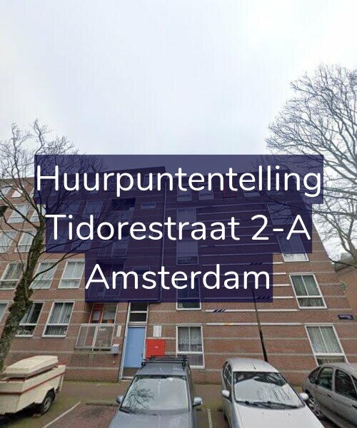 Foto gevel Huurpuntentelling voor Tidorestraat 2-A, Amsterdam