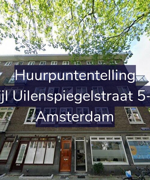 Foto gevel Huurpuntentelling voor Tijl Uilenspiegelstraat 5-2, Amsterdam
