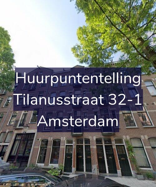 Foto gevel Huurpuntentelling voor Tilanusstraat 32-1, Amsterdam