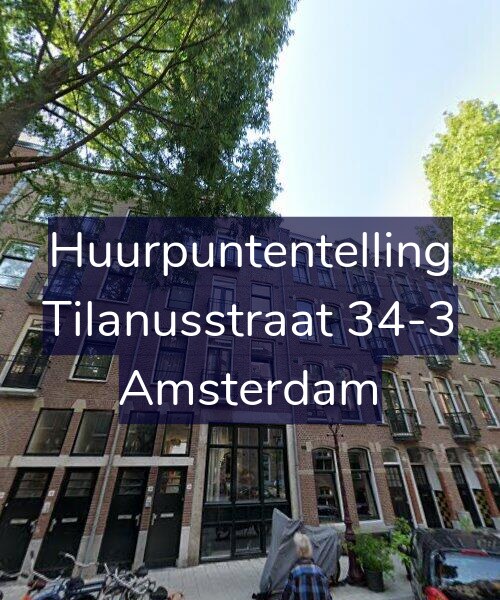 Foto gevel Huurpuntentelling voor Tilanusstraat 34-3, Amsterdam