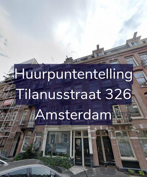 Foto gevel Huurpuntentelling voor Tilanusstraat 326, Amsterdam