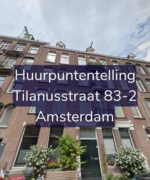 Foto gevel Huurpuntentelling voor Tilanusstraat 83-2, Amsterdam
