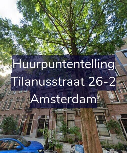 Foto gevel Huurpuntentelling voor Tilanusstraat 26-2, Amsterdam