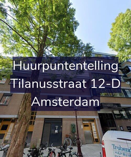 Foto gevel Huurpuntentelling voor Tilanusstraat 12-D, Amsterdam