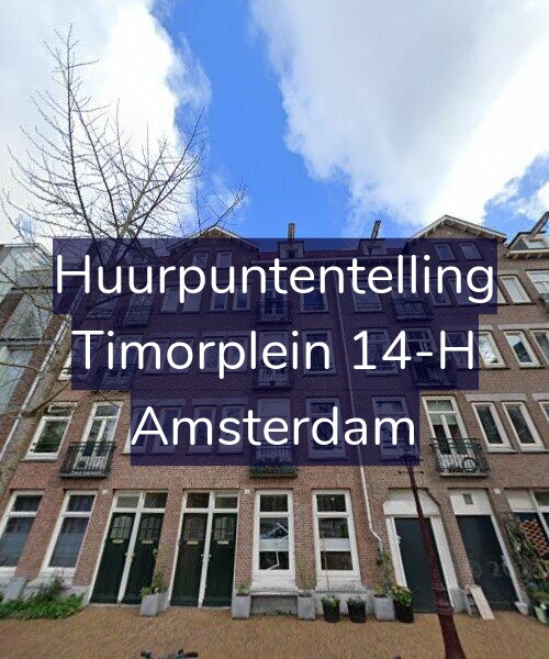 Foto gevel Huurpuntentelling voor Timorplein 14-H, Amsterdam