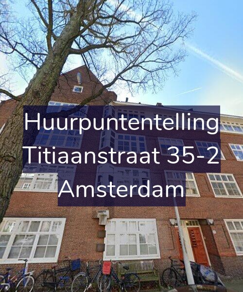 Foto gevel Huurpuntentelling voor Titiaanstraat 35-2, Amsterdam